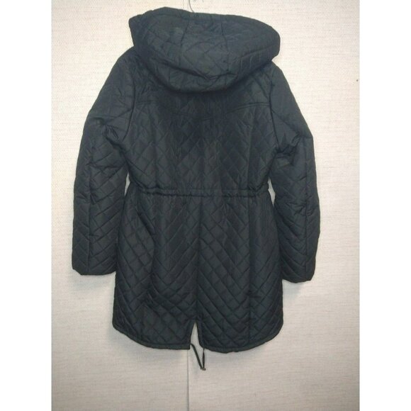 BGSD Mid Length Black Winter Ladies Jacket Size XL, adjustable waist - Picture 11 of 11